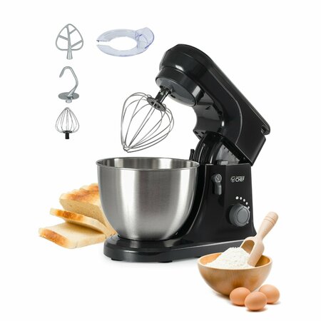COMMERCIAL CHEF Electric Stand Mixer 4.7 Quart, 7 Speed Settings CHSM53MB